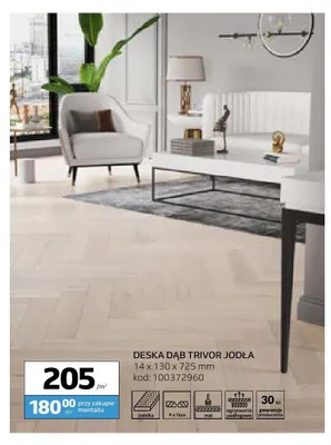 Deska Dąb Trivor Jodła Barlinek promocja w Komfort