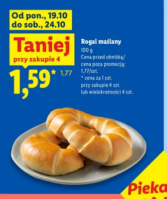 Rogal maślany promocja w Lidl