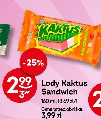 Lody Sandwich promocja w Żabka