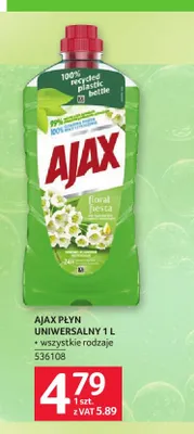 Płyn uniwersalny Ajax promocja w Selgros