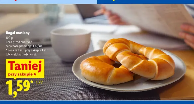 Rogal maślany promocja w Lidl