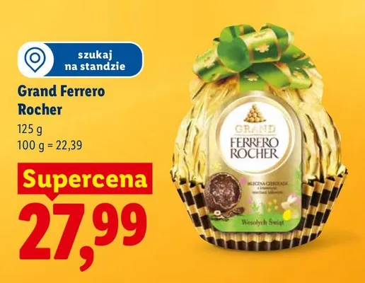 Praliny Grand Ferrero Rocher promocja w Lidl