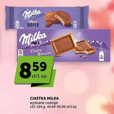 Ciastka Milka Choco Wafer promocja w Euro Sklep