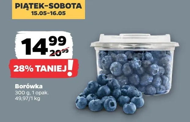 Borówka promocja w Netto