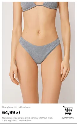 Brazyliany dół od kostiumu Calzedonia promocja w Calzedonia