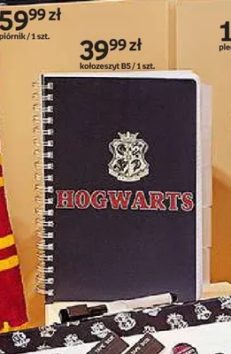 Kołozeszyt B5 Hogwarts Harry Potter promocja w Empik