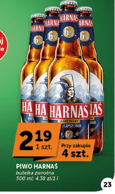 Piwo Harnaś promocja w Groszek