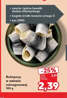 Rolmposy w zalewie estragonowej promocja w Kaufland