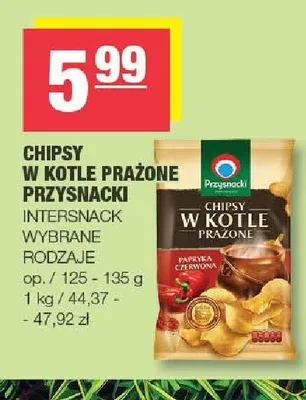 Chipsy w kotle prażone Przysnacki Papryka Czerwona promocja w SPAR