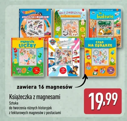 Książeczka z magnesami promocja w Aldi