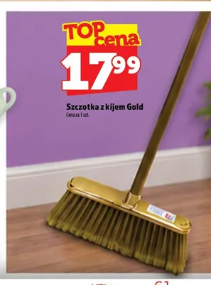 Szczotka z kijem Gold promocja w TOPAZ
