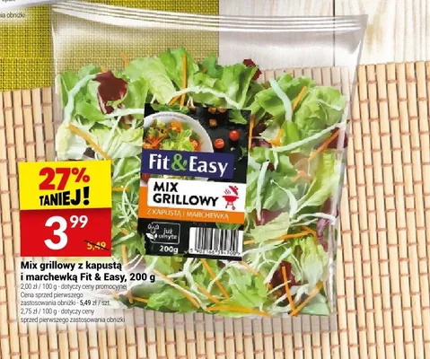 Mix grillowy z kapustą i marchewką Fit & Easy promocja w Twój Market