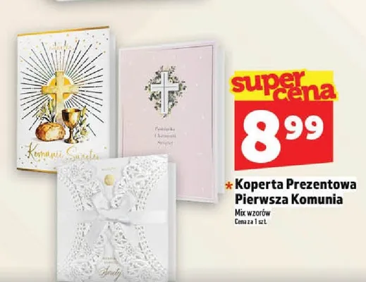 Koperta Prezentowa Pierwsza Komunia promocja w TOPAZ