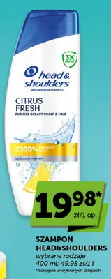 Szampon head&shoulders citrus fresh promocja w Euro Sklep