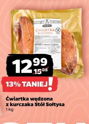 Ćwiartka wędzona z kurczaka Stół Sołtysa promocja w Netto