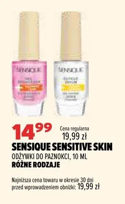 Odżywka do paznokci Sensique Sensitive Skin promocja w Drogerie Natura