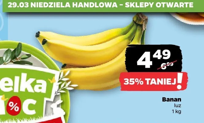 Banany luz promocja w Netto