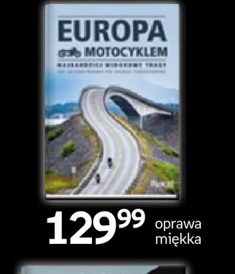 Książka Europa motocyklem promocja w Empik