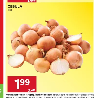 Cebula promocja w Stokrotka