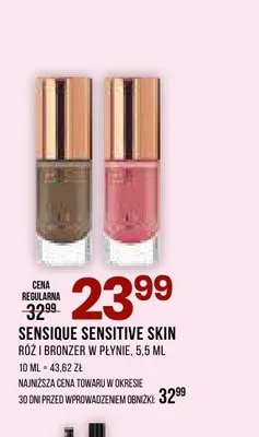 Róż i bronzer w płynie Sensique Sensitive Skin promocja w Drogerie Natura