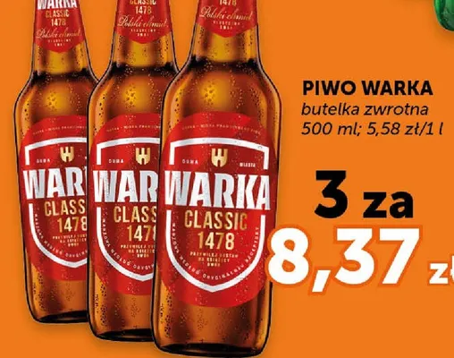 Piwo butelka zwrotna promocja w Euro Sklep