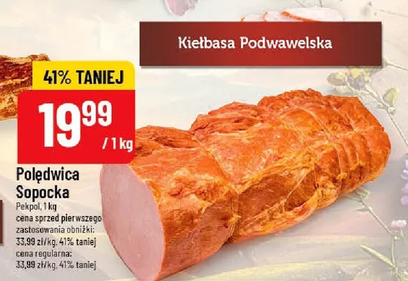 Kiełbasa Podwawelska promocja w POLOmarket