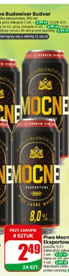 Piwo Mocne Eksportowe promocja w Dino