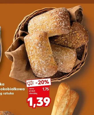 Bułka wysokobiałkowa promocja w Kaufland