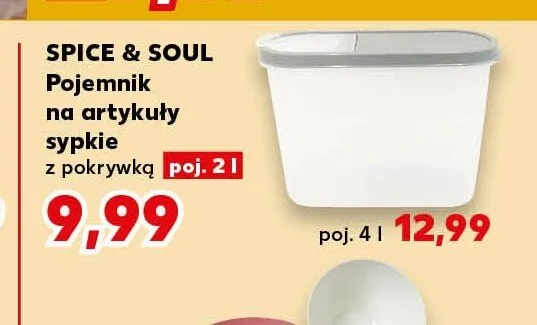 Pojemnik na artykuły sypkie Spice & Soul 2 l promocja w Kaufland