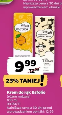 Krem do rąk Esfolio promocja w Netto