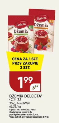 Dżemix 2:1 Delecta promocja w Chata Polska