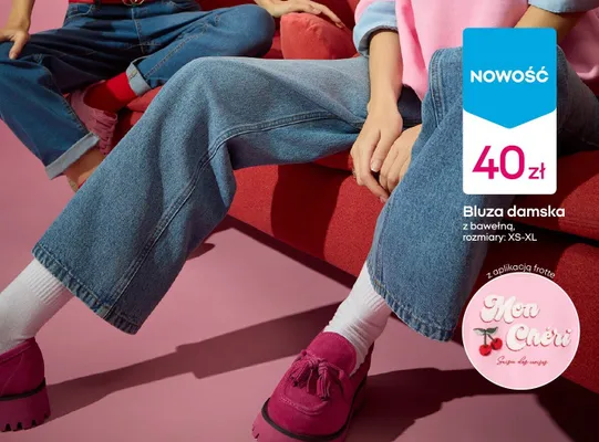 Bluza damska z bawełną promocja w Pepco