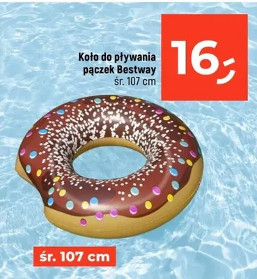 Koło do pływania pączek Bestway śr.107cm promocja w Dealz