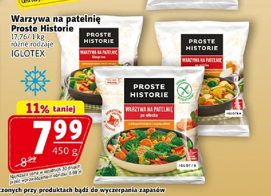 Warzywa na patelnię Proste Historie promocja w Prim Market