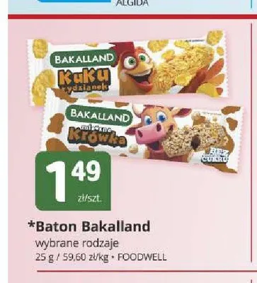 Baton Bakalland Krówka promocja w Marketvita