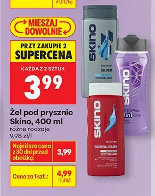 Żel pod prysznic różne rodzaje promocja w Biedronka