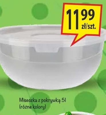 Miseczka z pokrywką 5l promocja w Arhelan