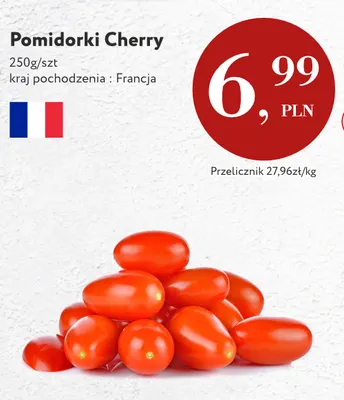 Pomidorki cherry promocja w Market Point