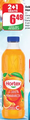 Sok pomarańczowy Hortex promocja w Dino