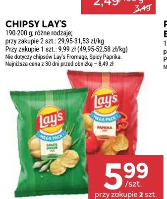 Chipsy Lay's promocja w Stokrotka
