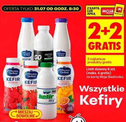 Kefiry promocja w Biedronka
