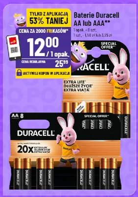 Baterie Duracell Aa 8-pak promocja w POLOmarket
