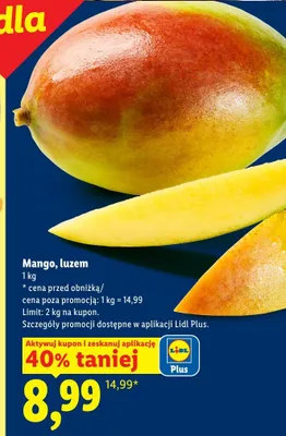 Mango luzem promocja w Lidl