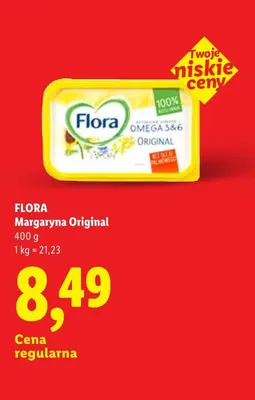 Margaryna Original Flora promocja w Lidl