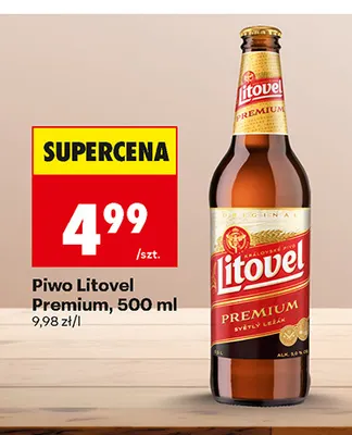 Piwo Litovel Premium promocja w Biedronka