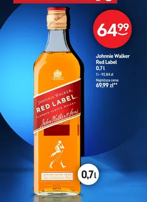 Whisky Red Label promocja w Żabka