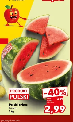 Arbuz polski luzem promocja w Kaufland