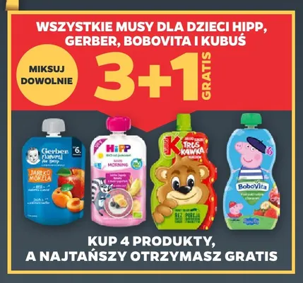 Mus Kubuś truskawkowy promocja w Netto