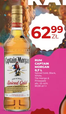 Rum Captain Morgan Tiki Mango & Pineapple promocja w Duży Ben
