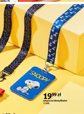 Smycz na identyfikator Snoopy promocja w Empik